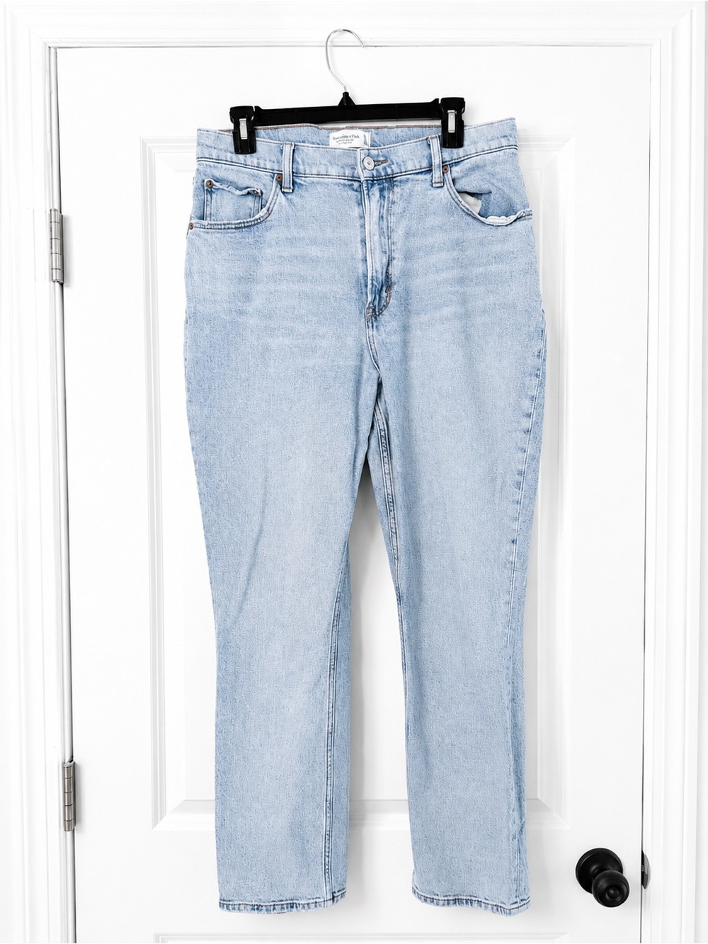 Abercrombie & Fitch Curve Love The 90s Slim Straight Ultra High Rise Jeans 31/12